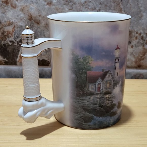 VTG Thomas Kincade Lighthouse Mug Beacon of Hope Bradford Edition 2002 - Picture 17 of 17